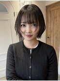 大分ミディアムボブレイヤーかるめ韓国レイヤーくびれスタイル