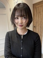 エトワ 中央店(etoi)&nbsp;大分ミディアムボブレイヤーかるめ韓国レイヤーくびれスタイル