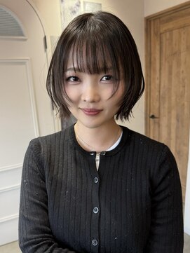 エトワ 中央店(etoi) 大分ミディアムボブレイヤーかるめ韓国レイヤーくびれスタイル