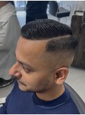 men's/メンズ/刈り上げセンターパート/リバースセンターパート