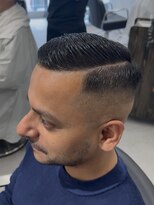グルーマーズクレッジ 渋谷店(GROOMER/S CREDGE) men's/メンズ/刈り上げセンターパート/リバースセンターパート