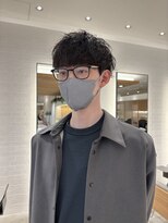 ステアケース 武蔵小杉店(stair:case)&nbsp;武蔵小杉 メンズシャドウパーマ 波巻きパーマ 色気ヘア