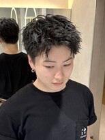 ロンドリメゾン 原宿(Lond re Maison.) men's/メンズ/スパイキーショート/フェード/ニュアンスパーマ
