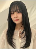 【TAISEI】顔まわりレイヤー×ブルーブラック就活カラー