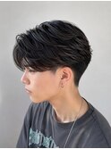 フェザーパーマ20代30代40代◎曲がる縮毛矯正センターパート