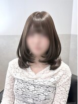 アールサロン アネックス 名駅(Rr SALON ANNEX)&nbsp;ミディアムレイヤー×オリーブベージュ