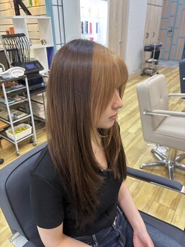 アクアライム(Aqua Lime) フェイスフレーミングカラー