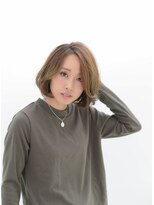 パティオンツー(PATIONN2)&nbsp;マット系ハイライトグレージュパーソナルカラーボブ☆表参道青山