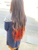 ヘアーデザインフロイデ(HAIR DESIGN freude) 禰豆子カラー