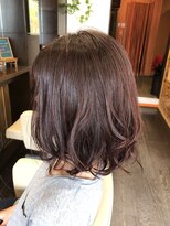 アド ヘア プレイス(adon hair place)&nbsp;スヌーピー巻きピンクラベンダー