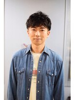 フォンクオアンド(foncuo&)&nbsp;ツーブロックショートパーマスタイル