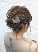 結婚式ヘアセット