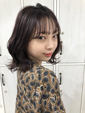 ネイロ 錦糸町(NeiRo) マロンベージュ Aラインボブドレスヘアかきあげロング