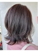 大人可愛い20代30代40代ウルフレイヤーボブショート