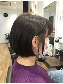 まとまりショートボブ●ショコラブラウン