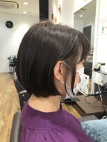ヘアーサロンデフォーエバー(hairsalon de Forever)&nbsp;まとまりショートボブ●ショコラブラウン