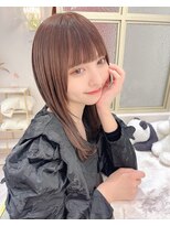 ランド 原宿表参道(LAND)&nbsp;髪質改善/ヘルシースタイル/前髪カット/ショコラアッシュ