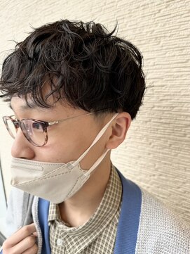 ジップ 浜田店(zip) メンズゆるウェーブ × 20代柔らか印象