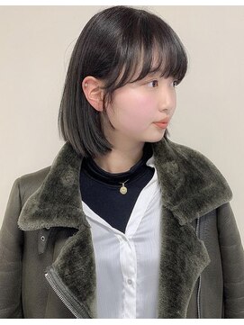 ナループロア ルームー(Nalu pu loa ROOMOO) ゆるまきタッセルカット/タッセルカット/タンバルモリ/韓国ボブ