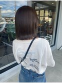 20代30代大人可愛い切りっぱなしボブ