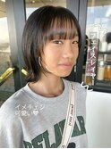 顔まわりレイヤーボブ