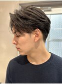 メンズ/センターパート/ウルフ/シースルーマッシュ