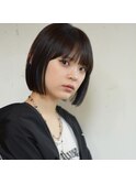 インナーカラー×ボブ