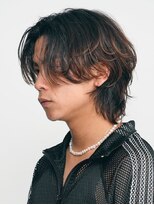 レタッチ バイ フィフス 天神大名(RETOUCH by fifth)&nbsp;ニュアンスパーマセンターパート毛流れパーマメンズヘア波巻き