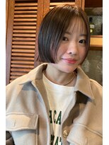 エレ 代々木公園(ere) 切りっぱなしボブ