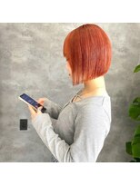 オレンジ(orange)&nbsp;【大嶋】ハイトーン×ボブ