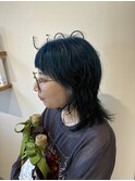 ネイビーカラー＊ブリーチ