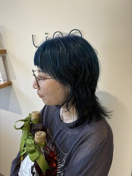 リノ(Lino.) ネイビーカラー＊ブリーチ