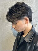 フェザーパーマメンズパーマメンズ群馬高崎センターパート韓国