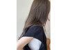 【赤み・オレンジ味が気になる】カット+透明感カラー+Aujua3step