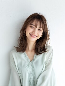 e.m.a プレミアムビューティーサロン 栄駅店(e.m.a PREMIUM BEAUTY SALON) レイヤーカット/イメチェン/外ハネボブ/美髪/ワイドバング/髪型