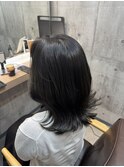 ★透明感のある艶オリーブグレージュとくびれヘア★
