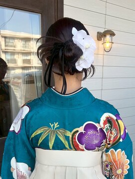アズグロウヘアー(AS GROW HAIR) 和モダンアップスタイル