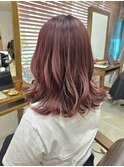 30代/おしゃれママ/ハイライト/ピンクグレージュ/和泉美佳/荻窪