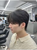 メンズカット/韓国ヘア/メンズパーマ/センターパート