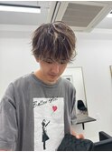 マッシュ　ハイライト　デザインカラー