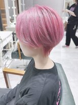 デイズ(days)&nbsp;大人可愛いハンサムショート/ピンクカラースタイル
