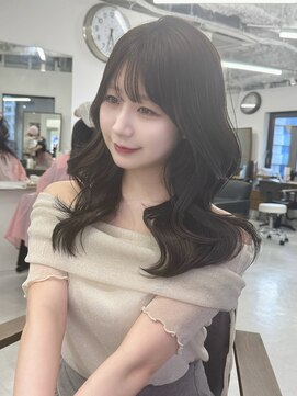 ハピネス 梅田茶屋町店(HAPPINESS) 韓国ヘア/レイヤー/髪質改善/顔周り/ブリーチなしマロンブラウン