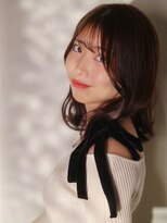 ベレッタ ネヤガワ(veretta. neyagawa)&nbsp;韓国風ミディ/大人モテヘア/シースルーバング/お洒落ウェーブ