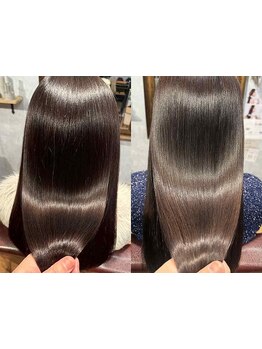 最高レベルの薬剤とスキルが導く、髪本来の美しさを引き出す高濃度水素ケア髪質改善トリートメント