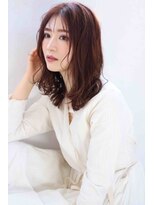 ヘアーパレス フタバ(Hair palace FUTABA)&nbsp;ゆるふわミディアム/ミディアムレイヤー/ココアブラウン