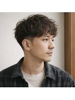 スープレックス ヘアーデザイン(SOUPREX HAIR DESIGN) 大人メンズツーブロックくせ毛風パーマ 20代 30代 40代 50代