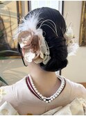 成人式ヘア/ヘアセット/ヘアアレンジ/シニヨン/振袖ヘア