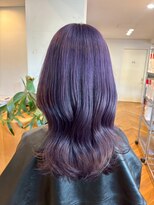 カノエ 山口小郡店(canoe) 髪質改善/韓国/ミディアムレイヤーカット/ラベンダー