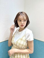 ロンド レグリーズ 立川(Lond leglise) ミニボブレイヤー/レイヤーカット/ダークアッシュ/顔周り/立川