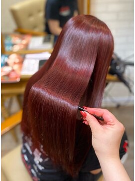 エンヴィー(ENVY) 縮毛×暖色カラー